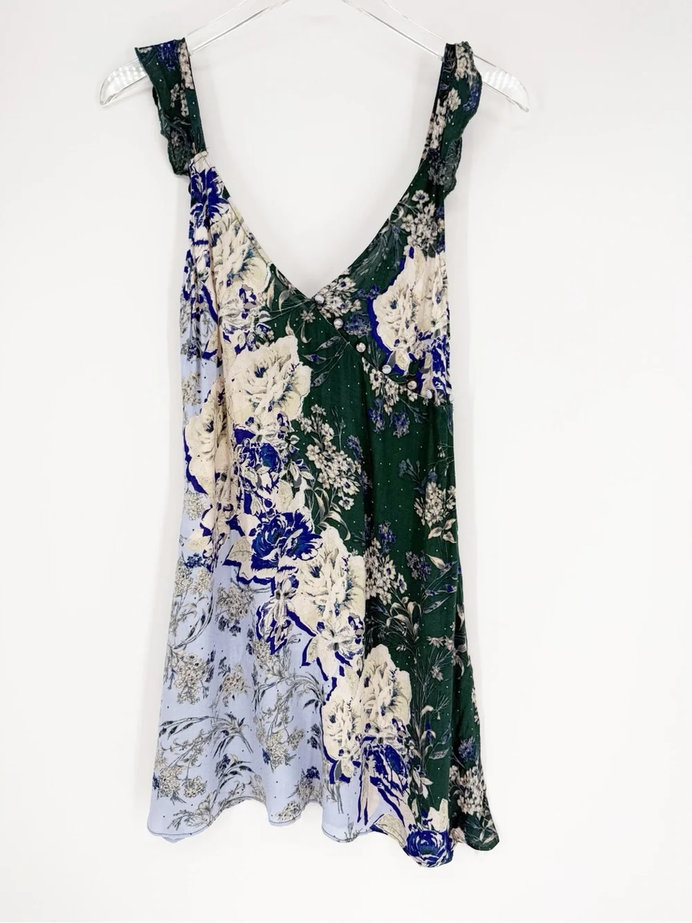 Free People Floral Mini Dress Women's Size S Boho Chic